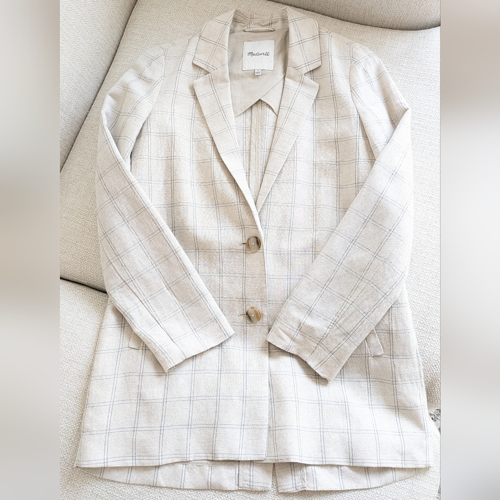 Madewell Dorset Blazer Window Pane